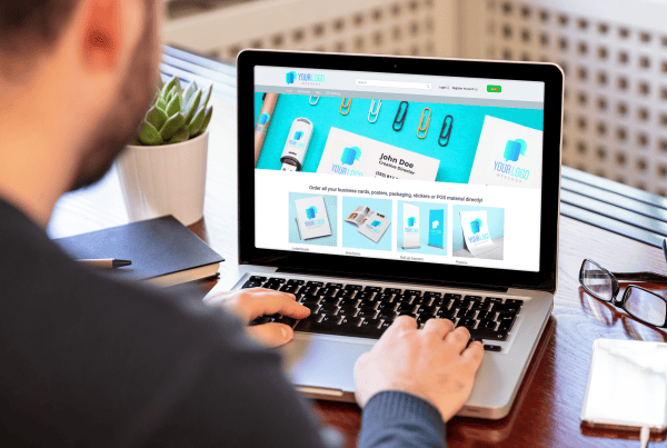 Print on demand webshop software